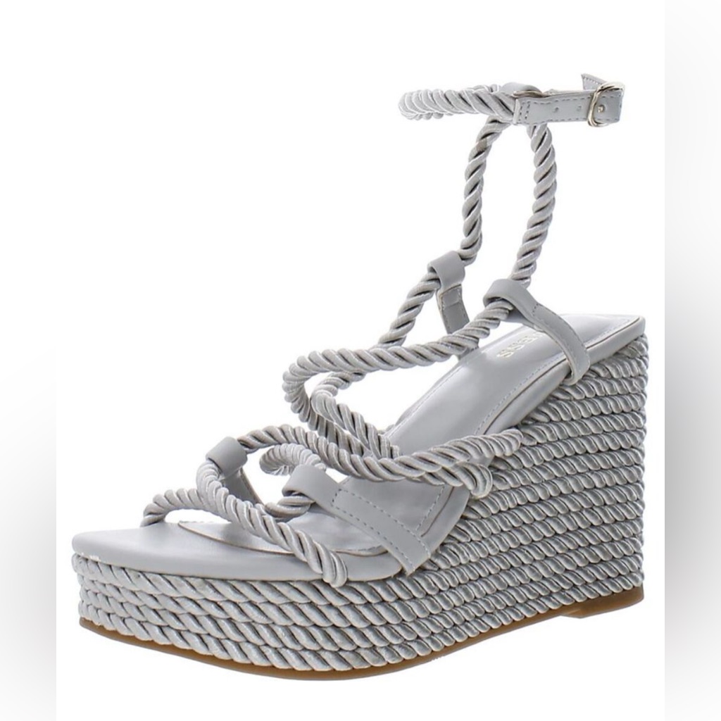 New Guess Rope Wedges Size 7.5